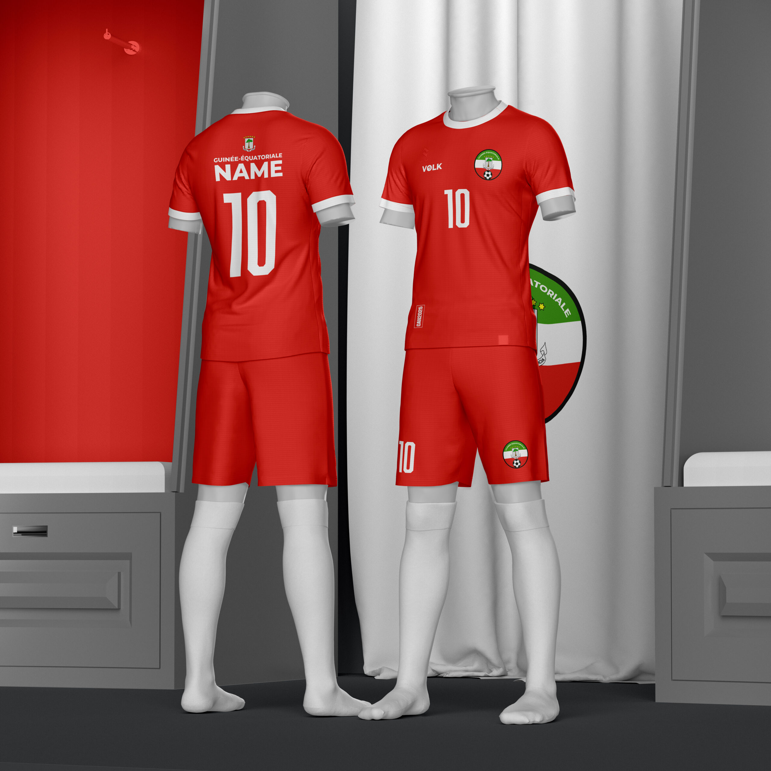 VOLK - GUINÉE ÉQUATORIALE SET CAN 2025 EDITION