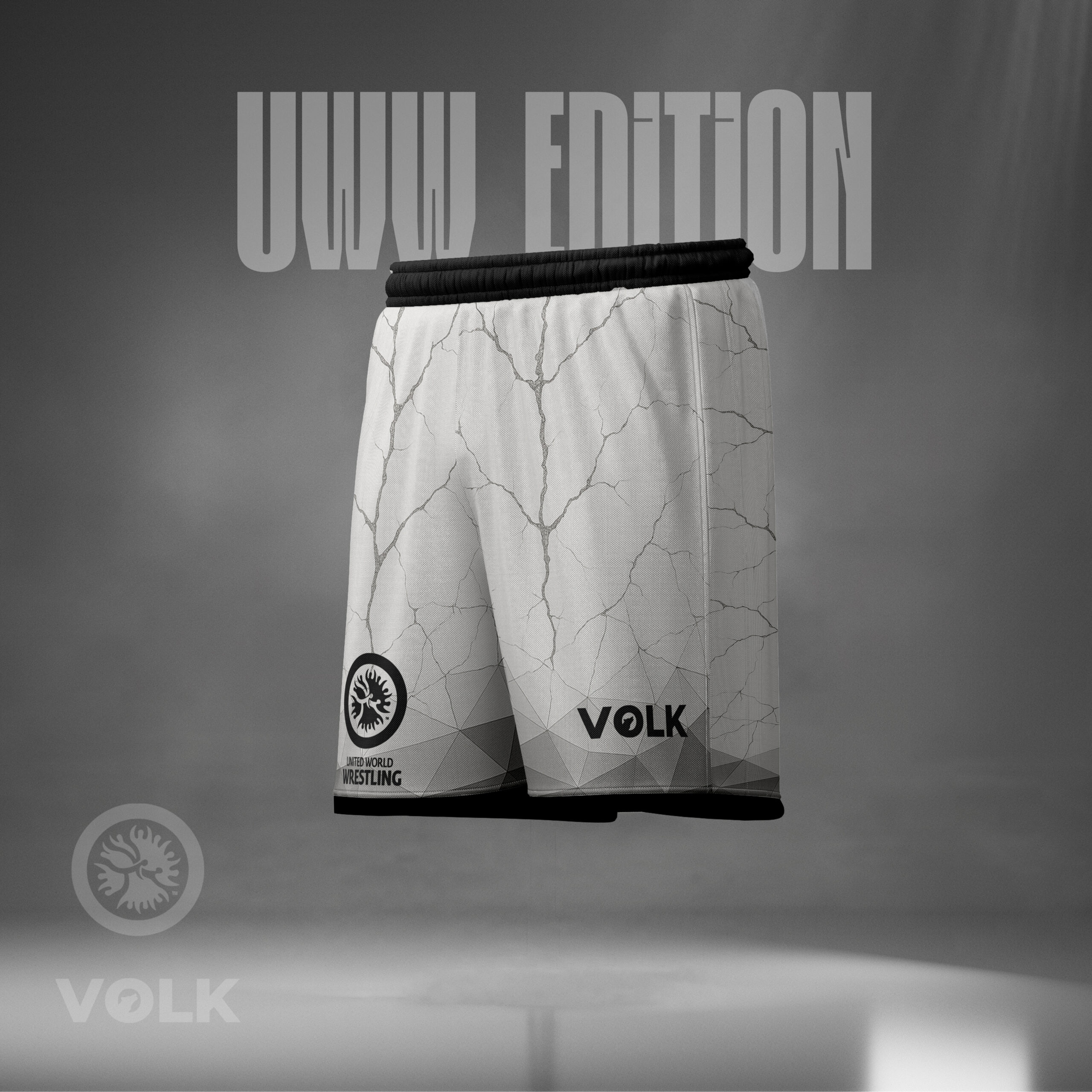 VOLK - SHORT UNITED WORLD WRESTLING WHITE EDITION 1.0